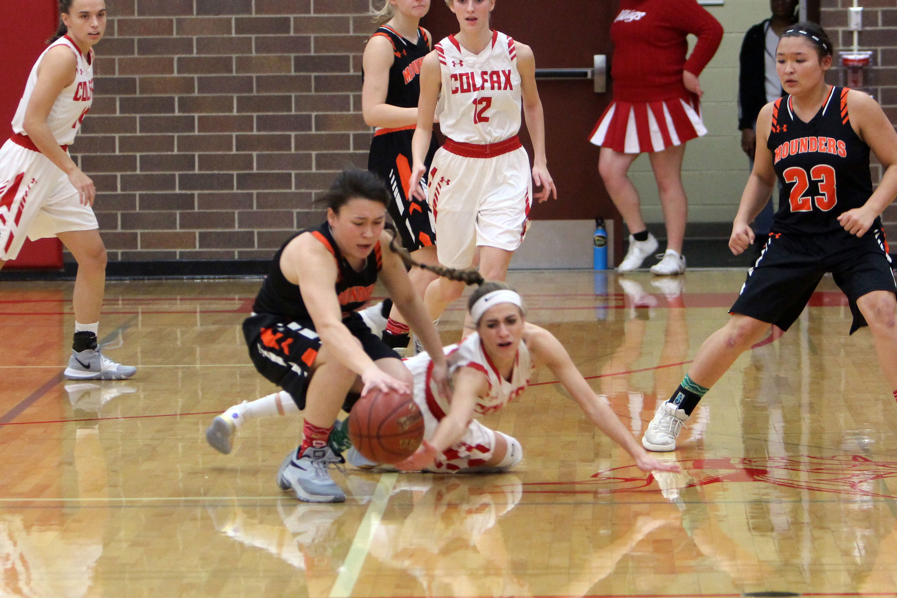 Elk Mound at Colfax girls basketball 12-5-19
